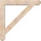 Ekena Millwork Traditional Craftsman Smooth Bracket w/ Offset Brace, Douglas Fir, 7 1/2"W x 48"D x 48"H BKT0806X48X48TRA04SDF - alternate 3